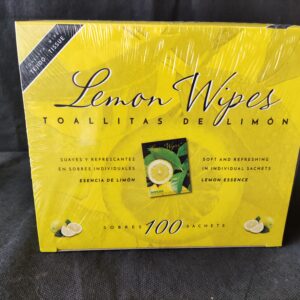 Toallitas limón húmedas perfumadas (100u)