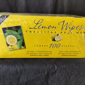 Toallita de limón húmeda perfumada (100u)