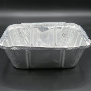 Envase aluminio rectangular 890ml (100u)