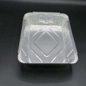Envase aluminio rectangular 2200ml (100u)