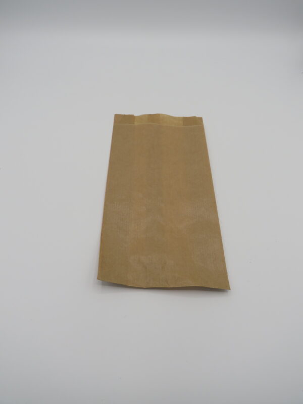 Bolsa de papel kraft para bollería 11X22+5cm (100u)