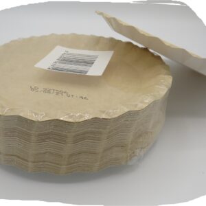 Platos de cartón kraft 23cm (100u)
