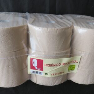 Papel higiénico ecológico industrial 330 gramos Pack 18 unidades